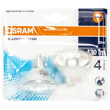 HALOGENLAMPA 35W 12V GU5.3 DECOSTAR 51MM 2ST