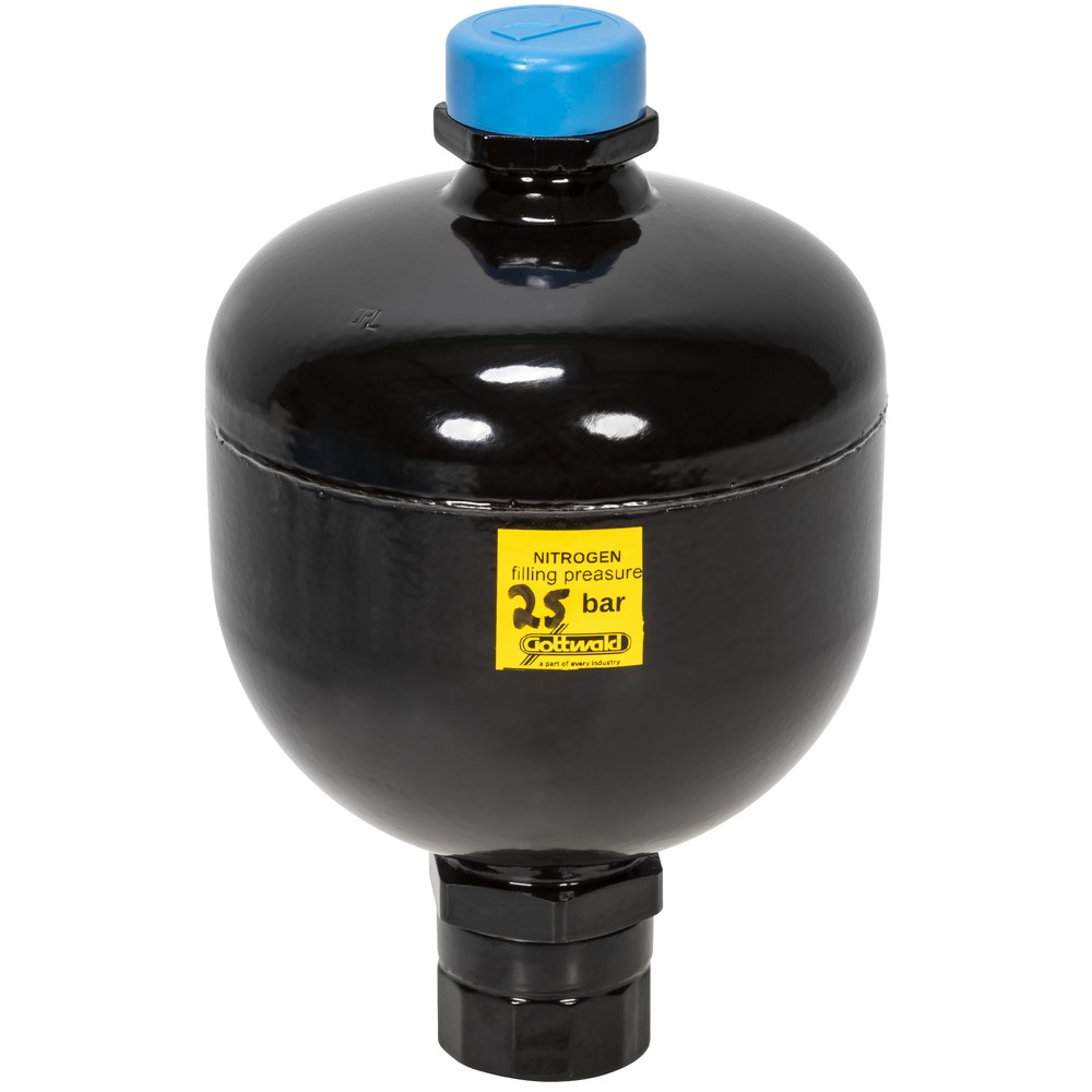 BLÅSACKUMULATORE 0.7L PRE-CHARGE 25BAR G1/2