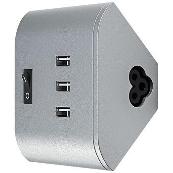 USB VÄGGUTTAG CORNER (3X5V 1A) OSRAM