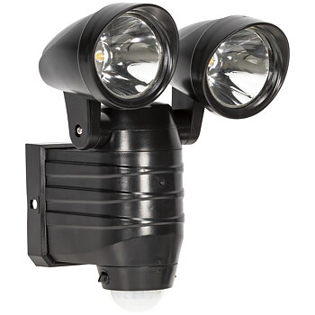 LED UTOMHUSBELYSNING 2-DEL TRÅDLÖS MED SENSOR 4XC