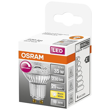 LED SUPERSTAR PAR16  35 DIM 36GRAD. 3,7W/927 GU10