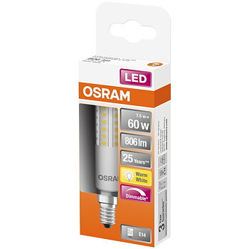 LED LAMPA T SLIM DIM CLASSIC 60 XW/827 E14