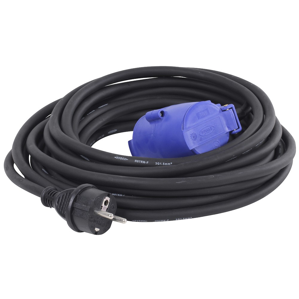 SKARVKABEL GUMMI 2-DEL 230V 10M 1,5X3H07RN-F