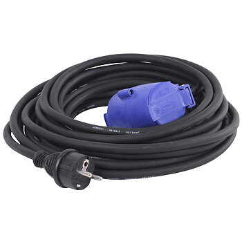 SKARVKABEL GUMMI 2-DEL 230V 10M 1,5X3H07RN-F