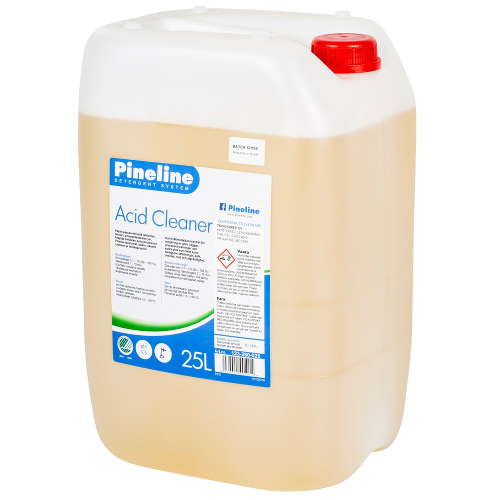 ACID CLEANER 25L PINELINE