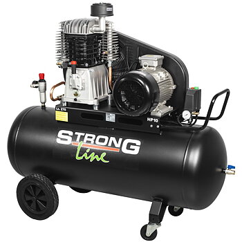 KOMPRESSOR 10HP 1300L/270L SVART