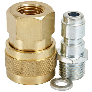 SNABBKOPPLINGSATS 1/4"M-1/4"F