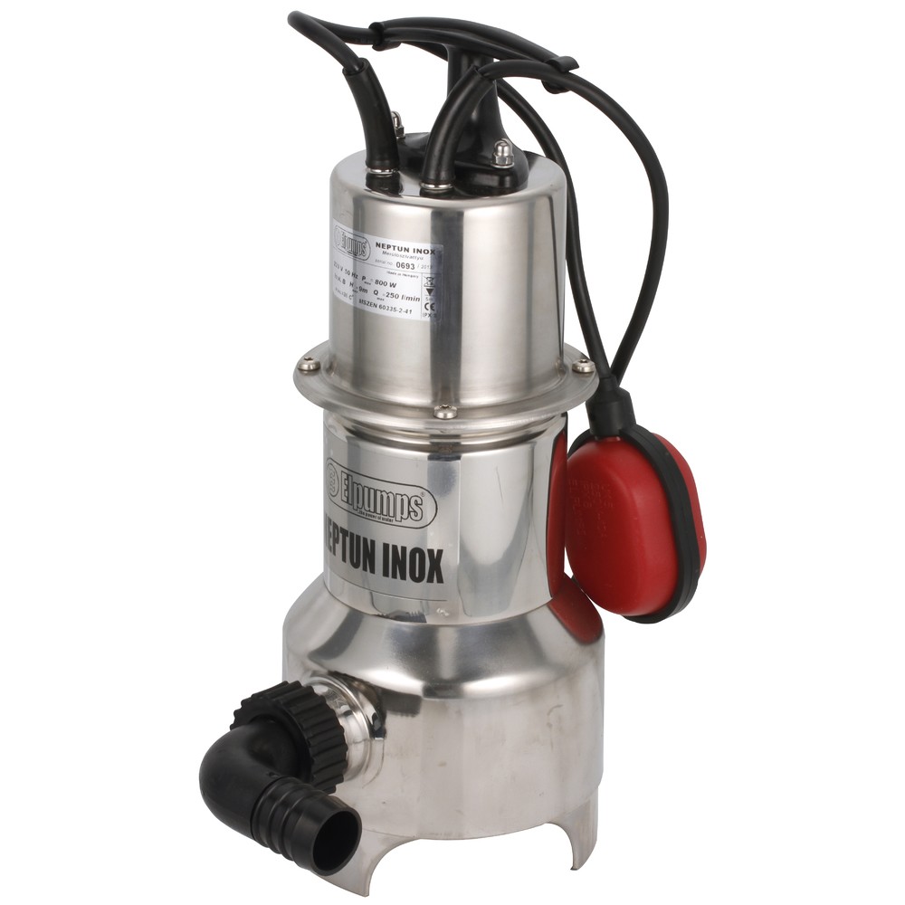 DRÄNKBAR PUMP 800W INOX 1 1/4" SMUTS MAX 30MM