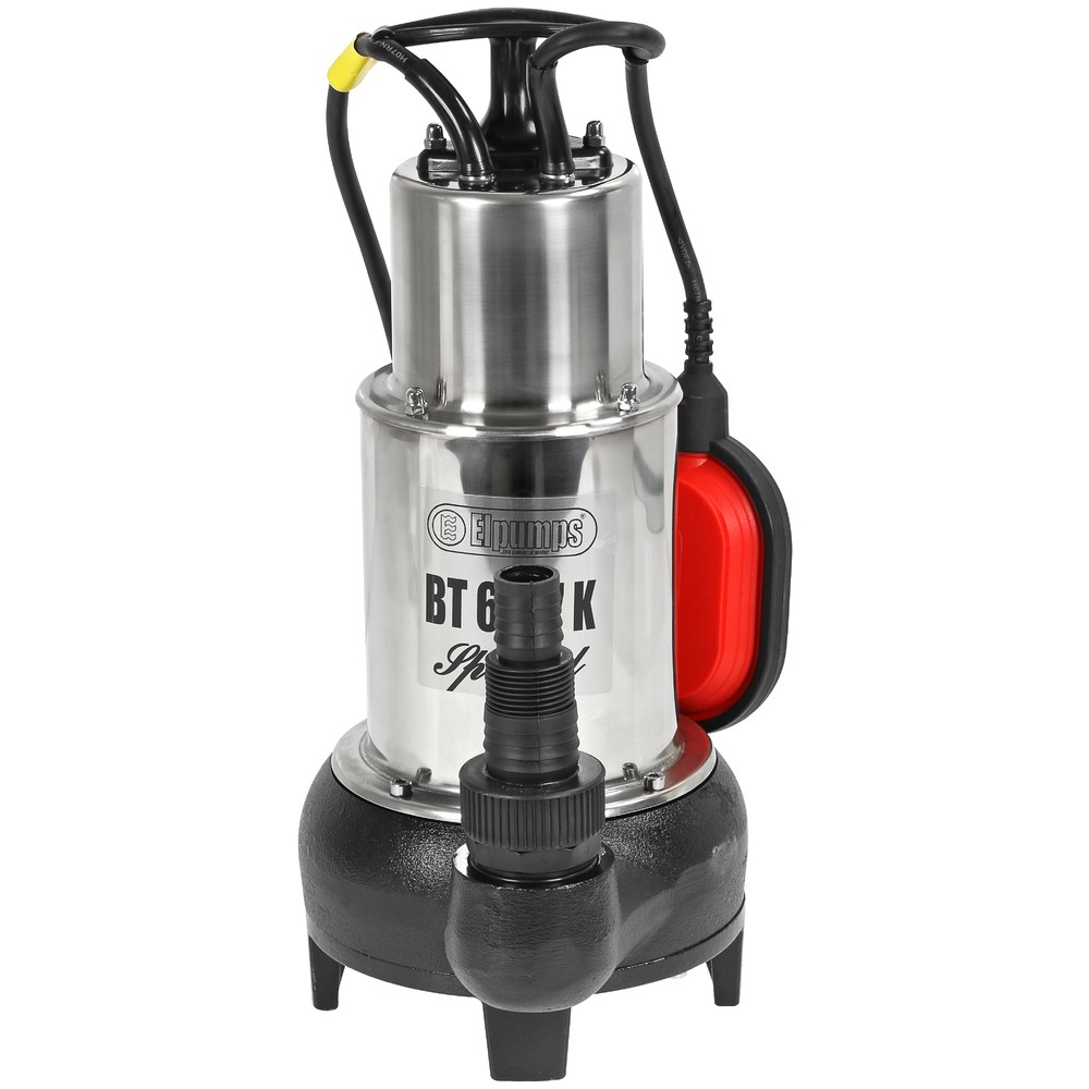 DRÄNKBARPUMP 1600W INOX/GJUTJÄRN 1 1/2" SMUTS