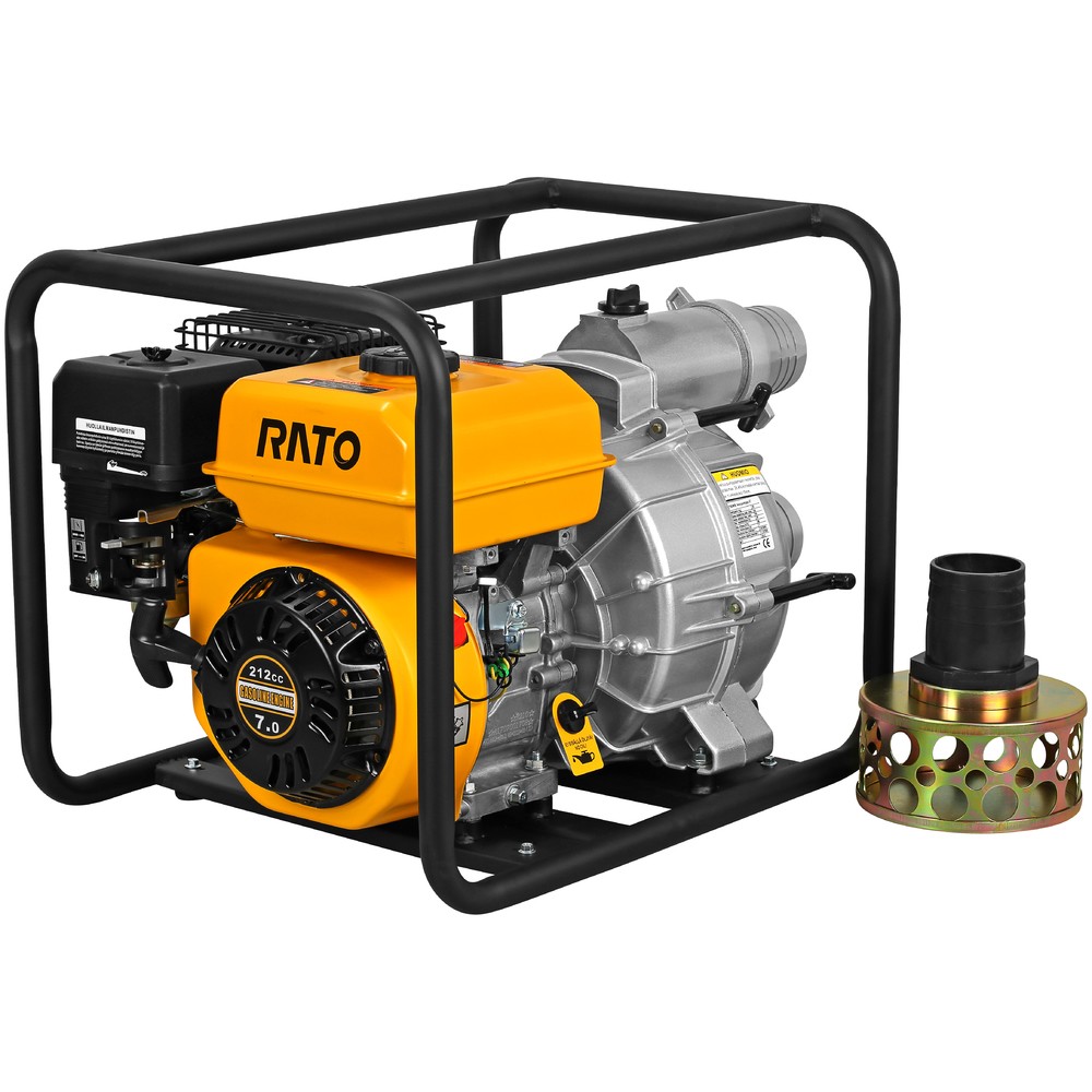 VATTENPUMP 3" (SMUTSVATTEN) MED RATO MOTOR