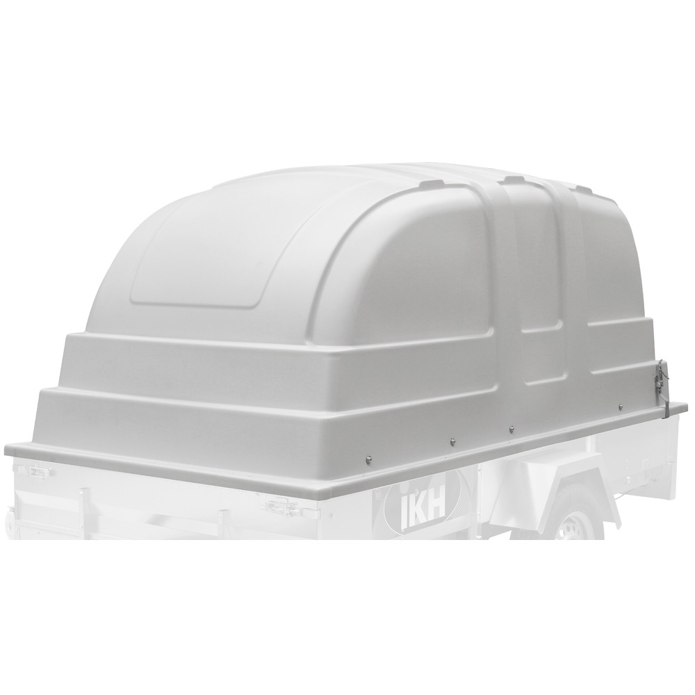 SLÄPVAGNSKÅPA 262X125X100 GRÅ JAXAL (HDPE)