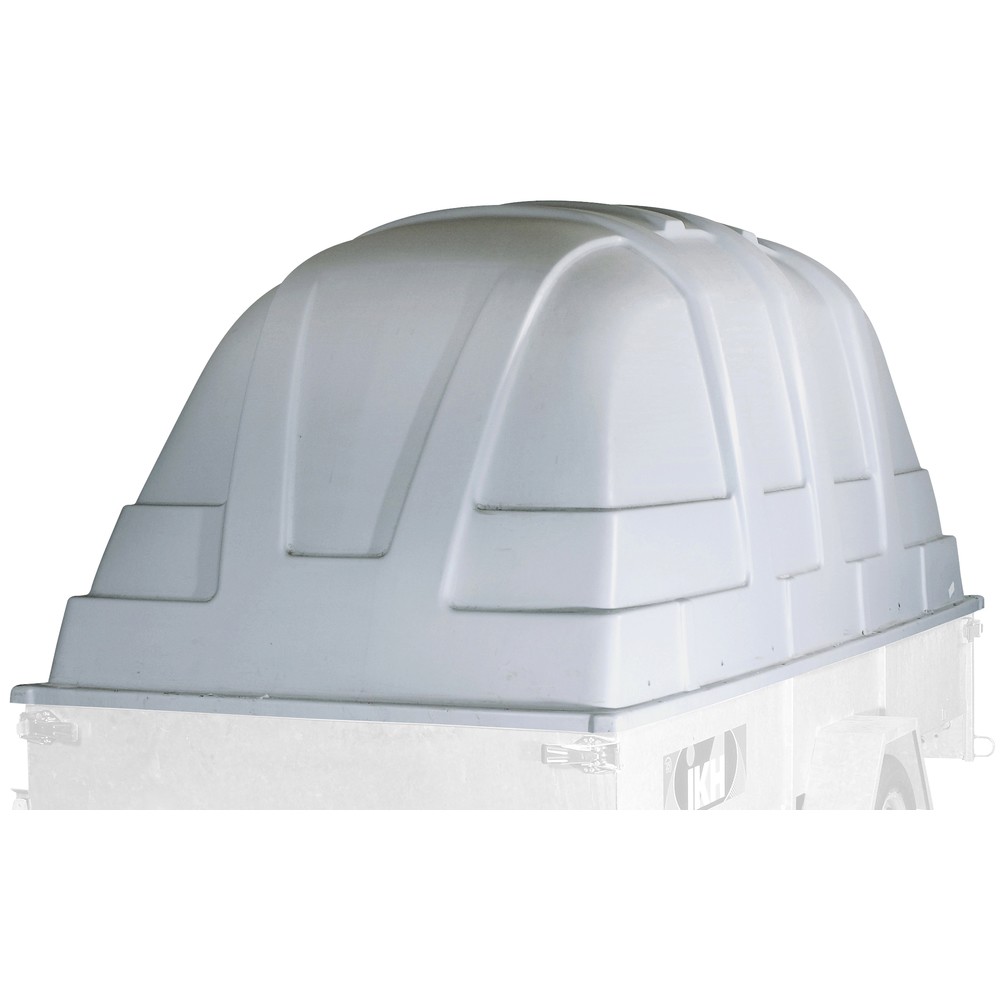SLÄPVAGNSKÅPA 326X150X125 GRÅ JAXAL (HDPE)