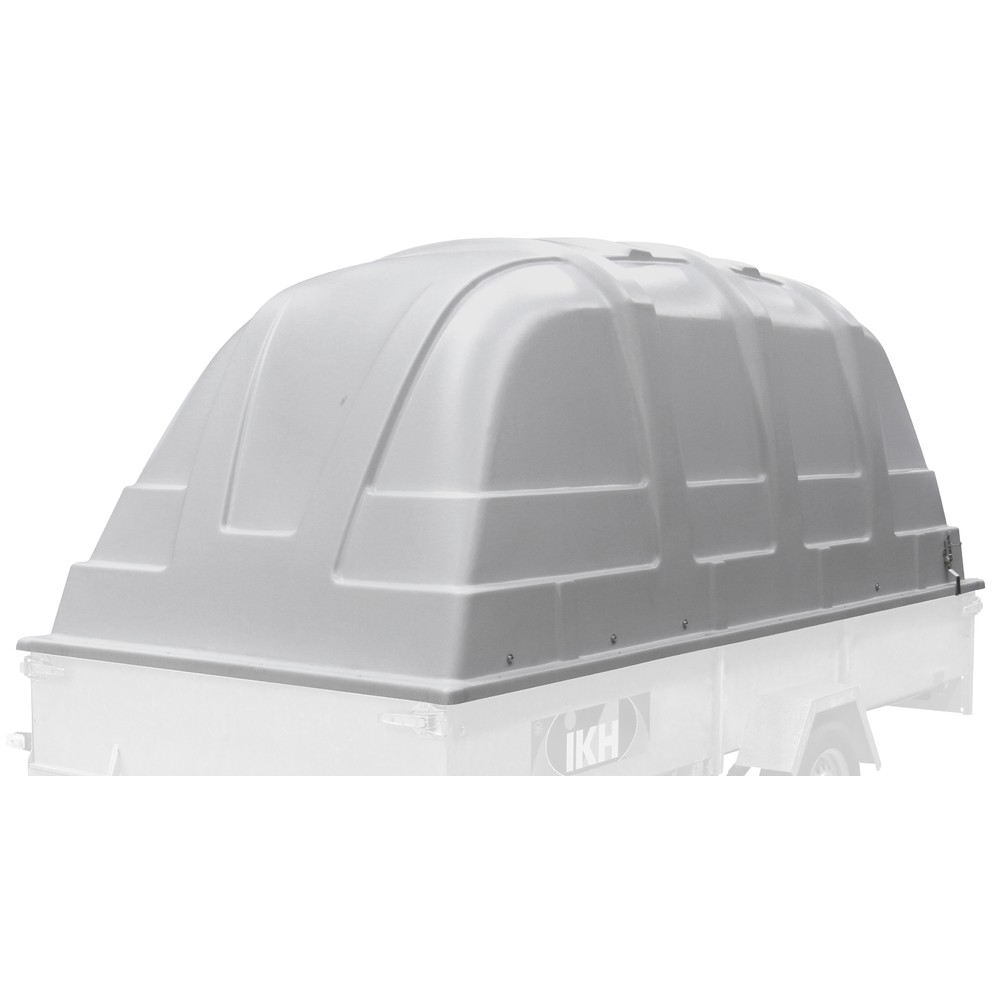 SLÄPVAGNSKÅPA 350X150X125 GRÅ JAXAL (HDPE)