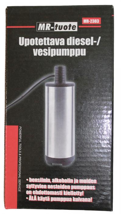 DRÄNKBAR DIESEL/VATTENPUMP 12V - 2