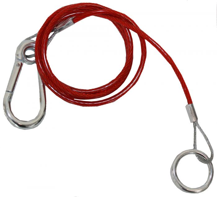 KATASTROFWIRE RÖD MED RING 1100MM/2,5MM - 2
