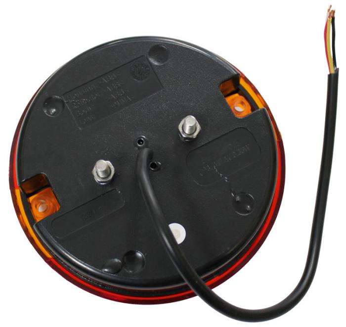LED BAKLJUS 12/24V RUND LÅG - 2