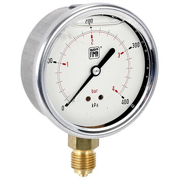 MANOMETER 0-4 BAR BOTTEN FÄSTE