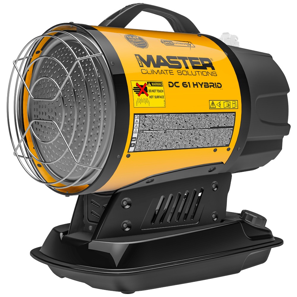 Dieselinfravärmare  med batteri 17 kW DC61 MASTER