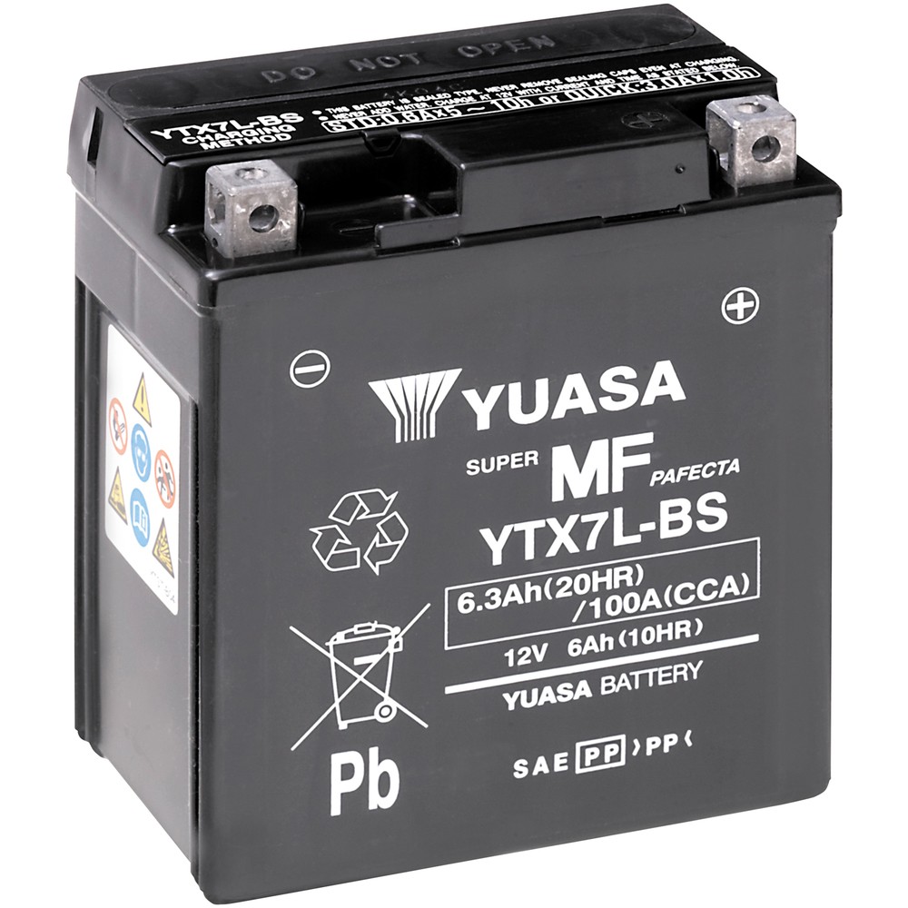 BATTERI YUASA MC 6,3AH AGM -+ 115X72X132