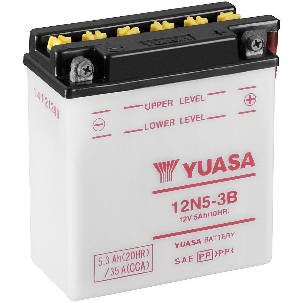 BATTERI YUASA MC  5,3AH -+ 120X60X130