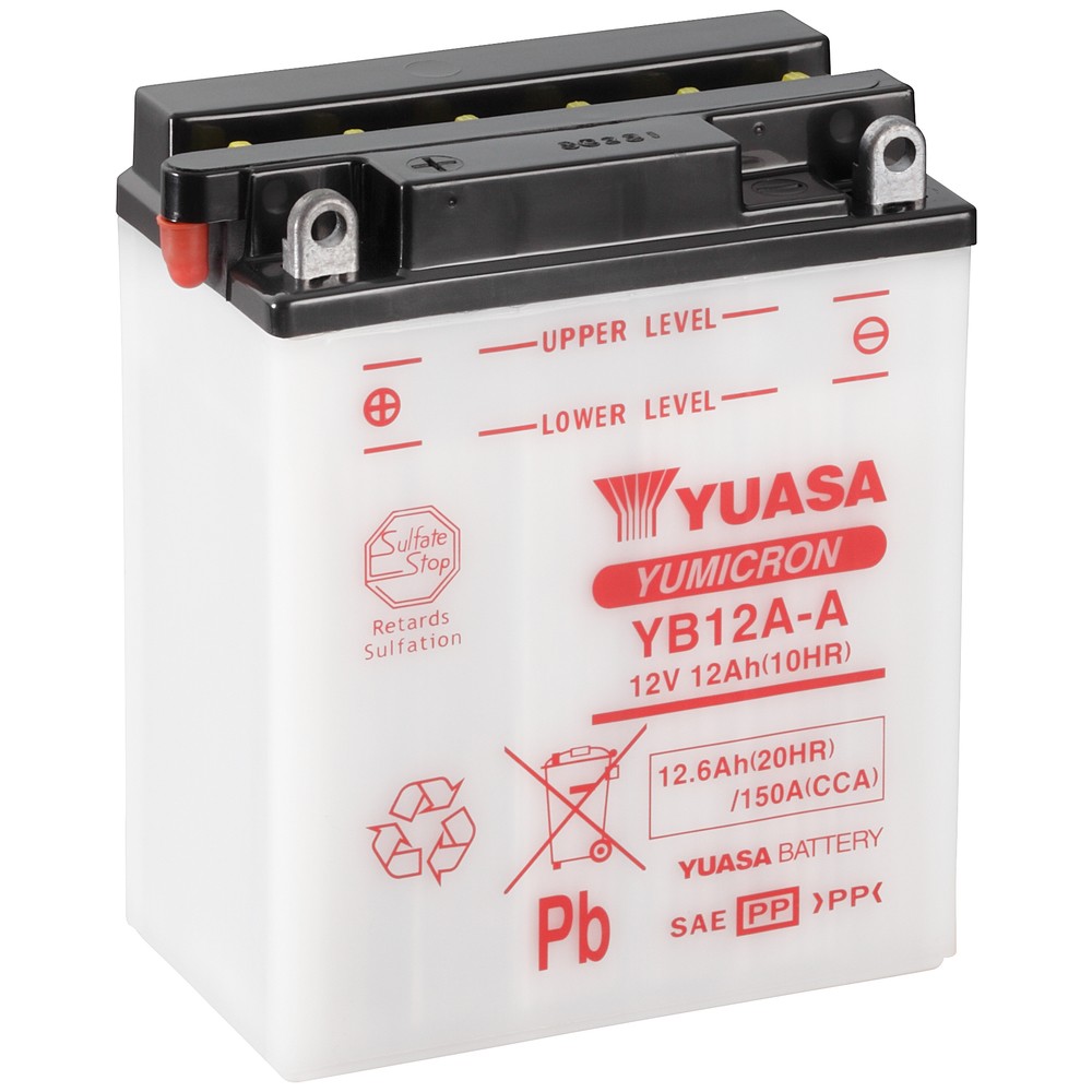 BATTERI YUASA MC 12,6AH +- 134X80X160