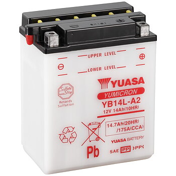 BATTERI YUASA MC 14,7AH -+  136X91X168