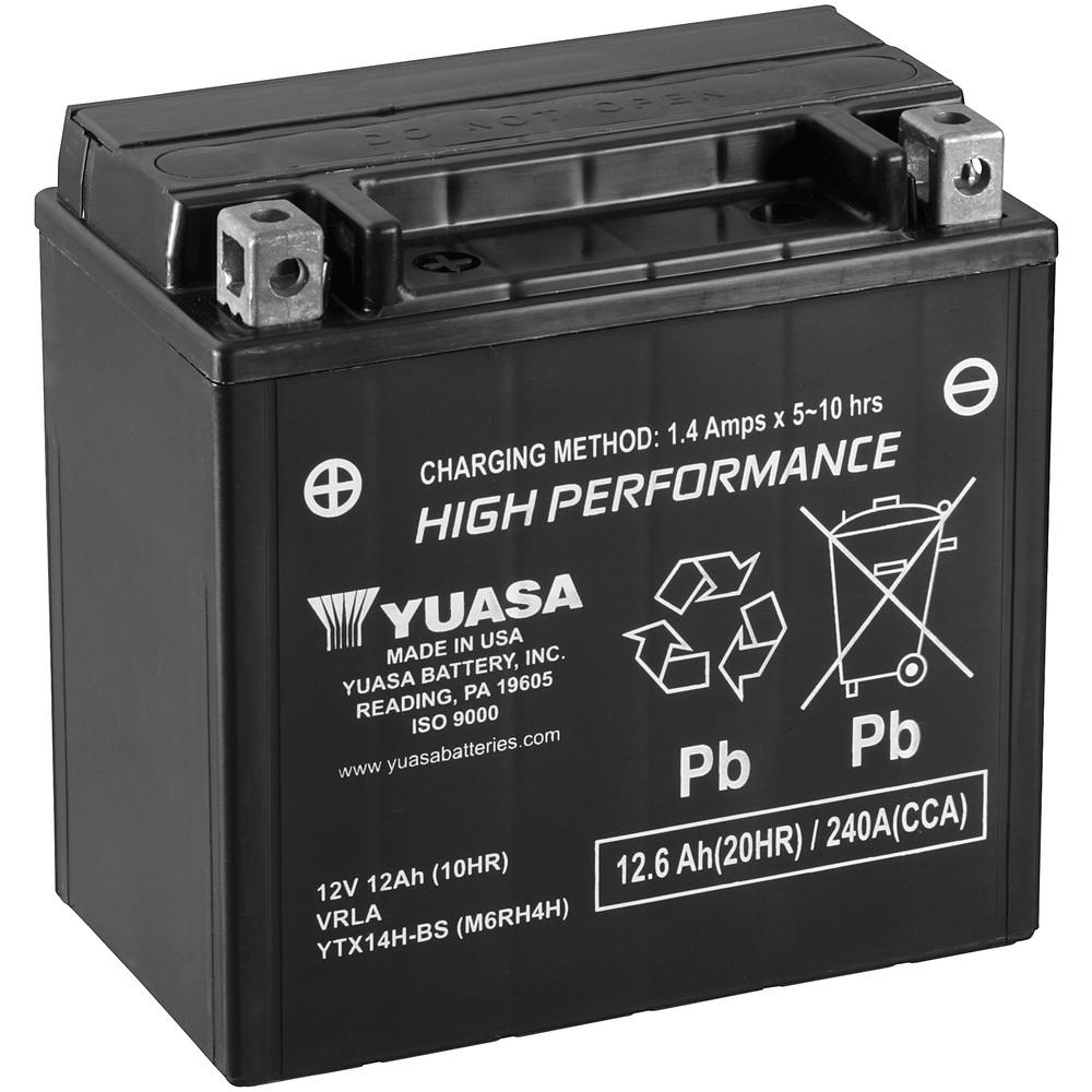 BATTERI YUASA MC 12,6AH AGM +- 150X87X145