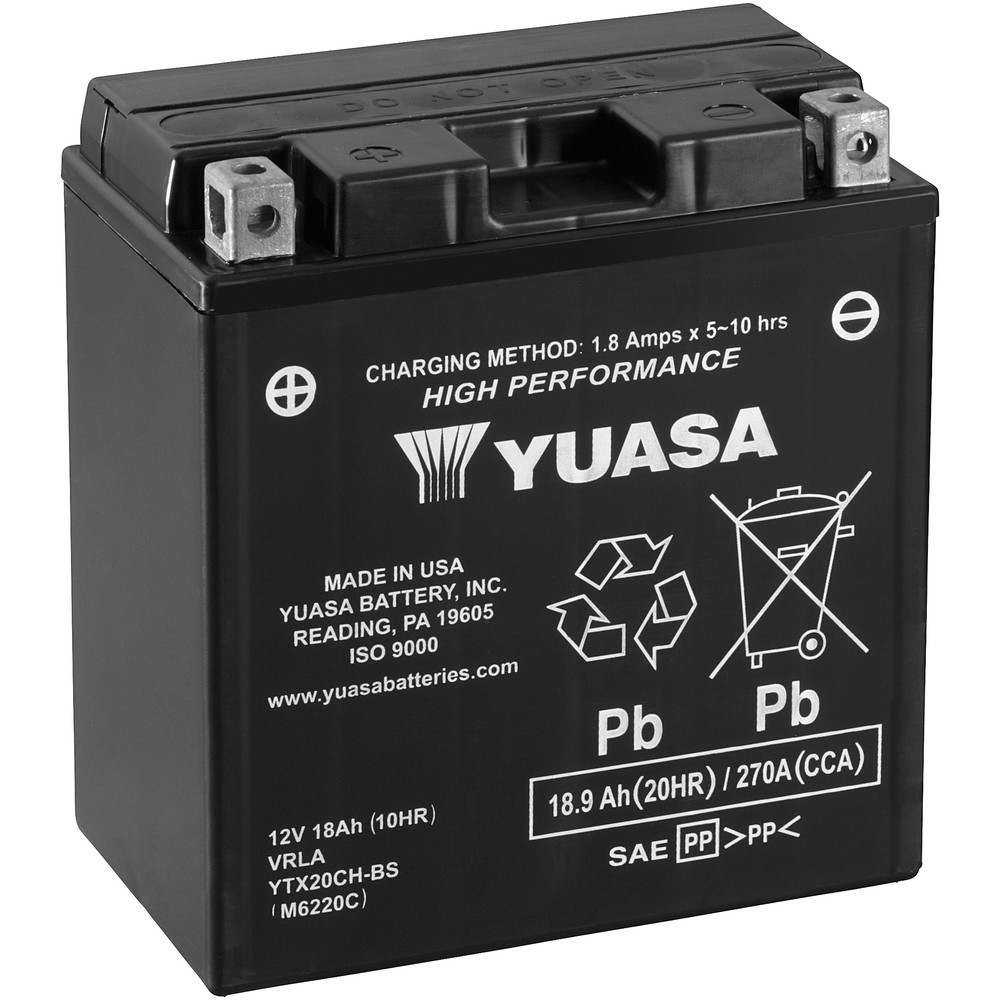 BATTERI YUASA MC 18,9AH AGM +- 150X87X161