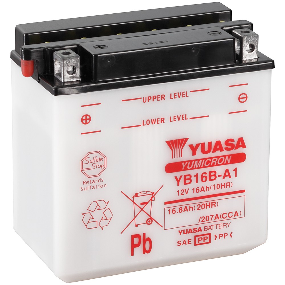 BATTERI YUASA MC  16,8AH +- 160X90X161