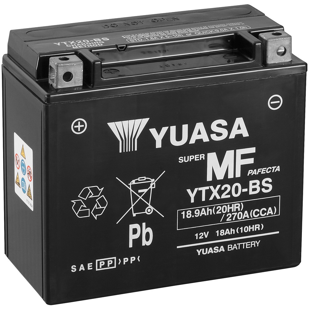 BATTERI YUASA MC 18,9AH AGM +- 175X87X155