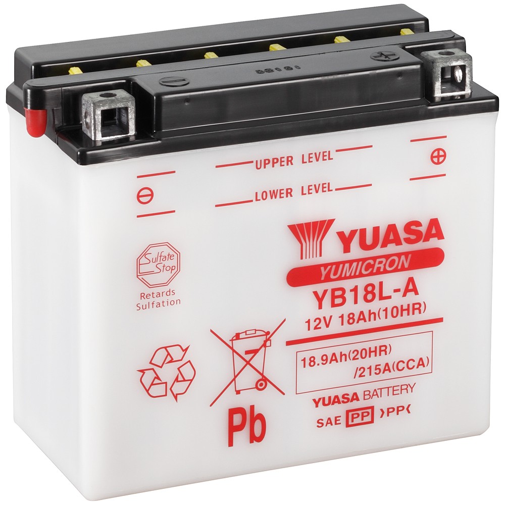 BATTERI YUASA MC 18,9AH -+ 180X90X162