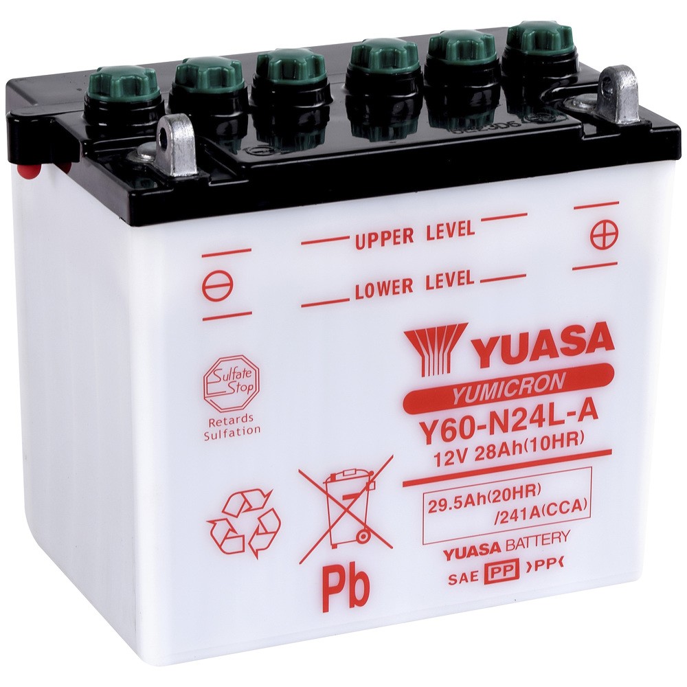 BATTERI YUASA MC 29,5AH -+ 184X124X175
