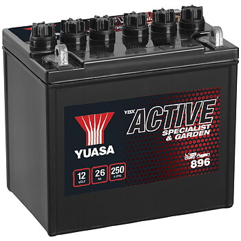 BATTERI YUASA MC 26AH + - 187X127X181