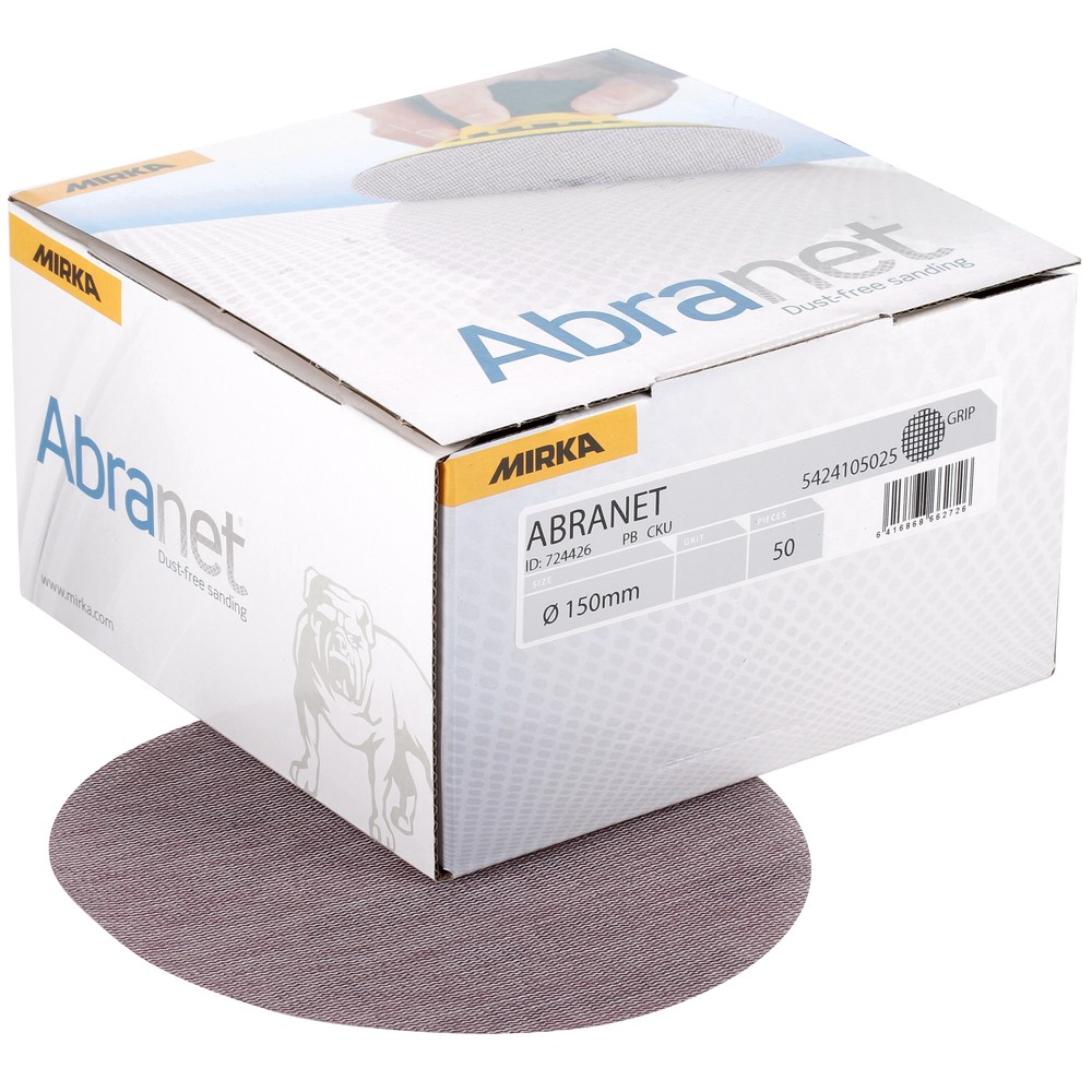 SLIPRONDELL 150MM P180 ABRANET 50ST