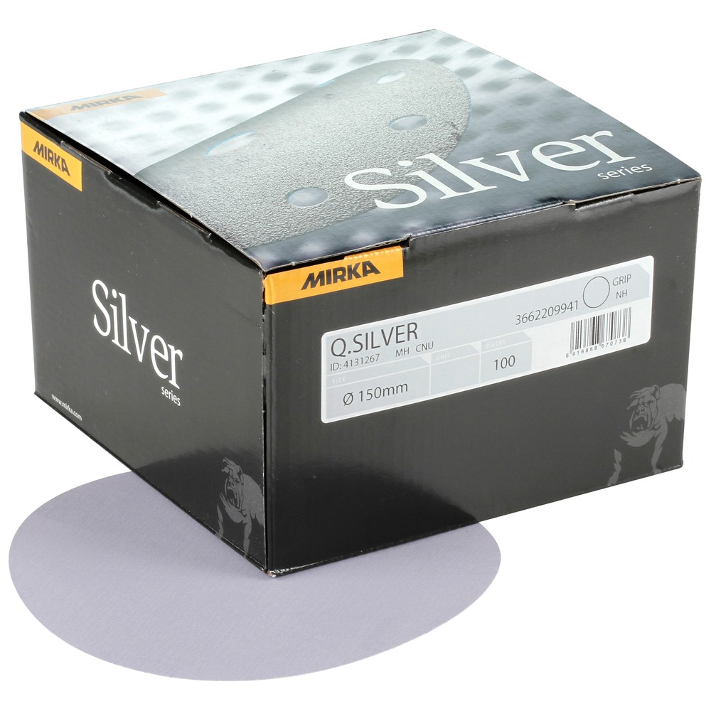 SLIPRONDELL 150MM P80 Q-SILVER 100ST