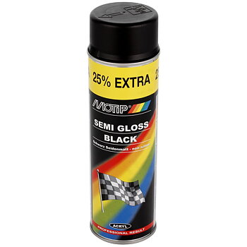 SPRAYFÄRG AKRYL SVART 500ML