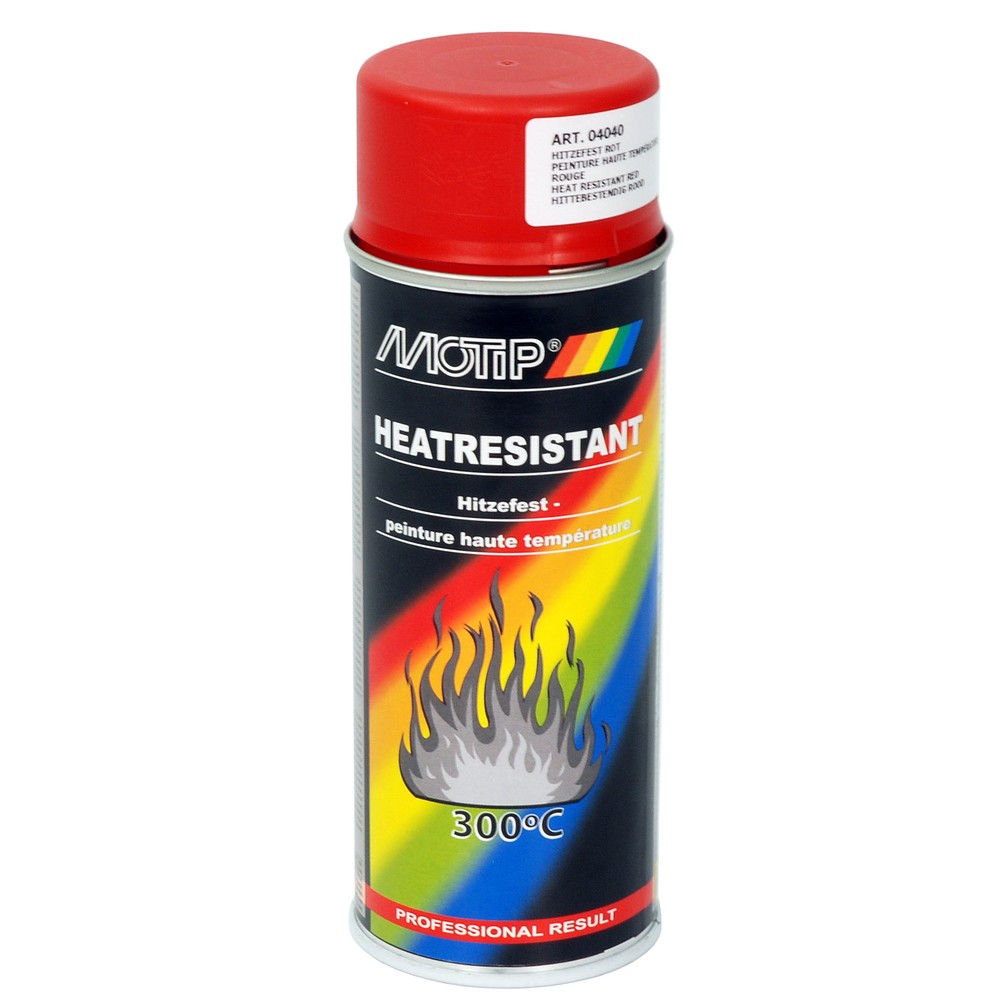 SPRAYFÄRG VÄRMEBESTÄNDIG +300 RÖD