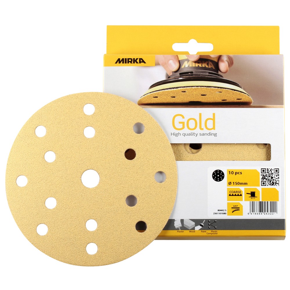 SLIPRONDELL 150MM 15H P40 GOLD 10ST