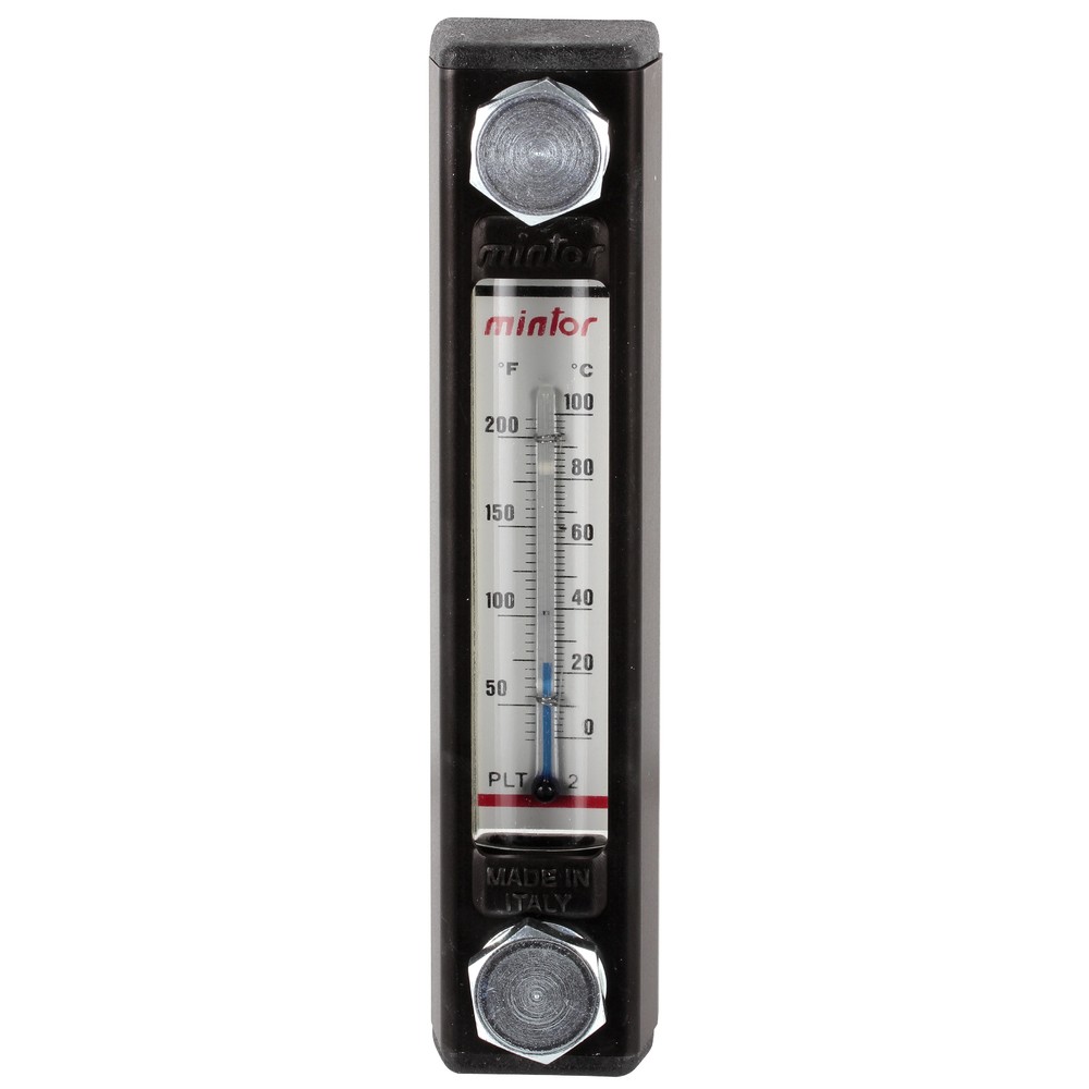 NIVÅGLAS 127MM MED TERMOMETER