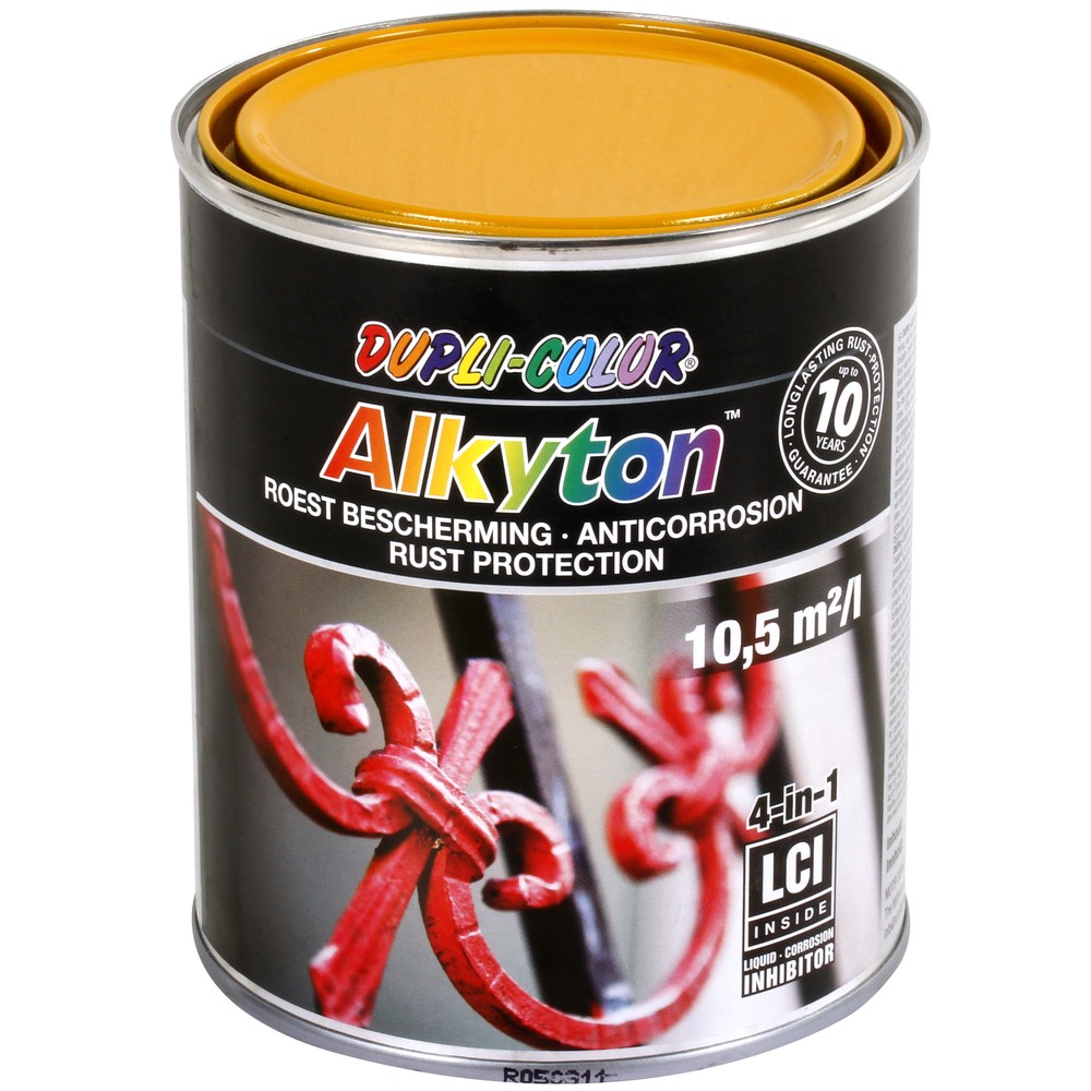 ROSTSKYDDSFÄRG GLÄNS GUL RAL1007 750ML