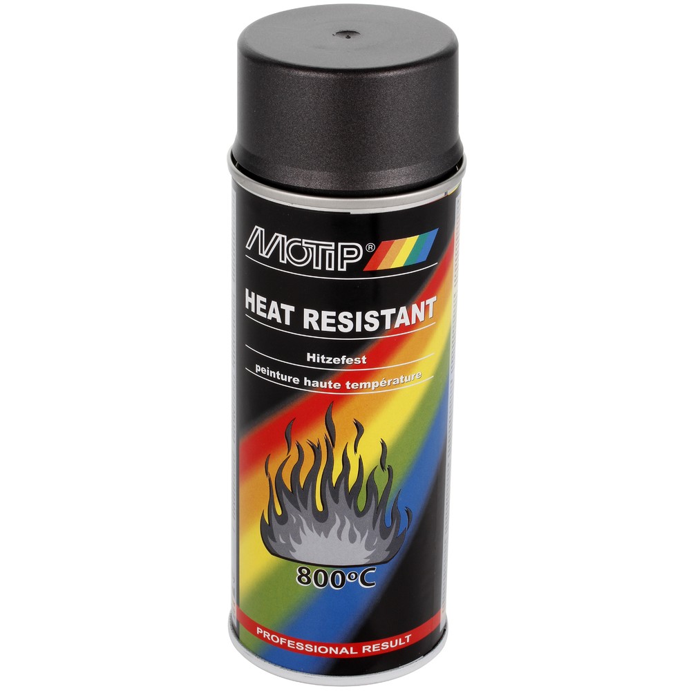 SPRAYFÄRG VÄRMETÅLIG MÖRKGRÅ