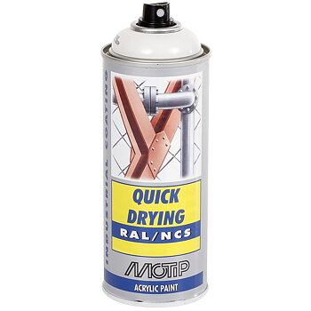 SPRAYFÄRG VIT RAL9002 AKRYL 400ML