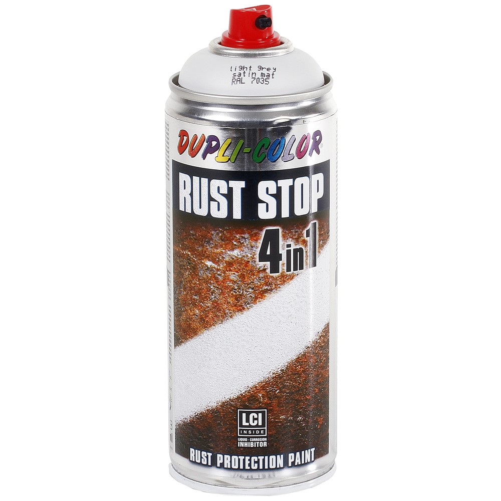 ROSTSKYDDSFÄRG GRÅ RAL7035 400ML 4IN1