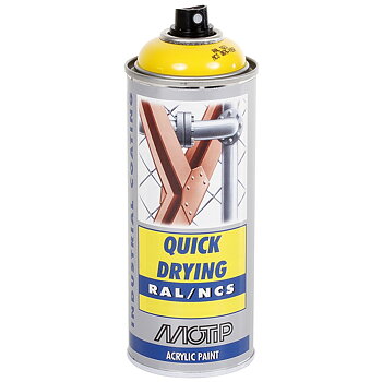 SPRAYFÄRG GUL RAL1023 AKRYL 400ML