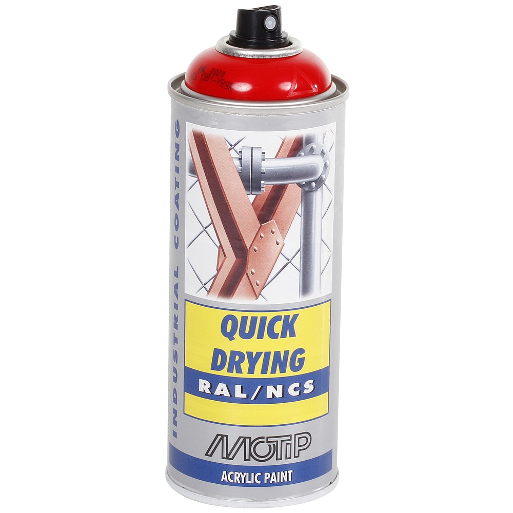 SPRAYFÄRG RÖD RAL3020 AKRYL 400ML