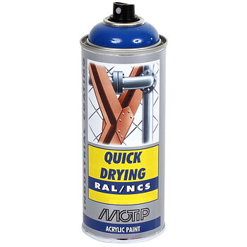 SPRAYFÄRG BLÅ RAL5010 AKRYL 400ML