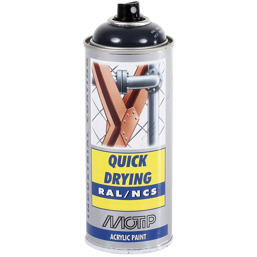 SPRAYFÄRG GRÅ RAL7016 AKRYL 400ML