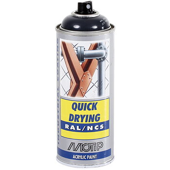 SPRAYFÄRG GRÅ RAL7016 AKRYL 400ML