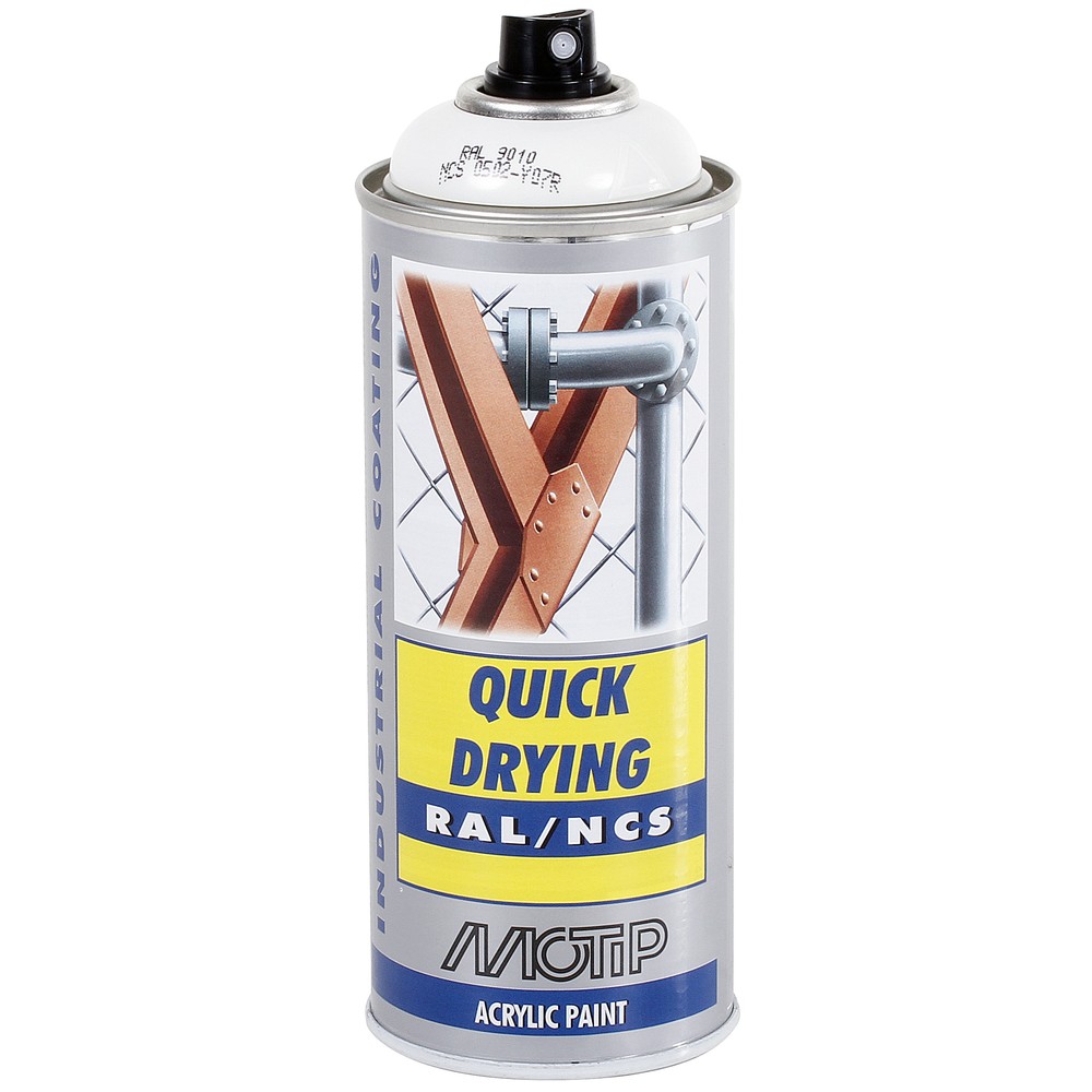 SPRAYFÄRG VIT RAL9010 AKRYL 400ML