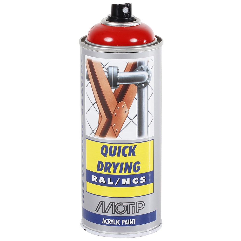 SPRAYFÄRG RÖD RAL3000 AKRYL 400ML